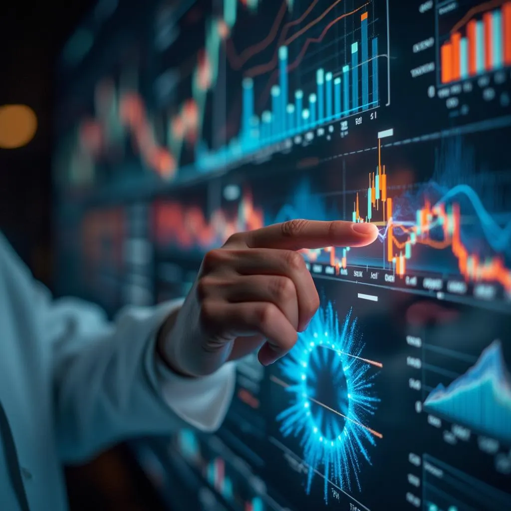 Data scientist analysant des graphiques